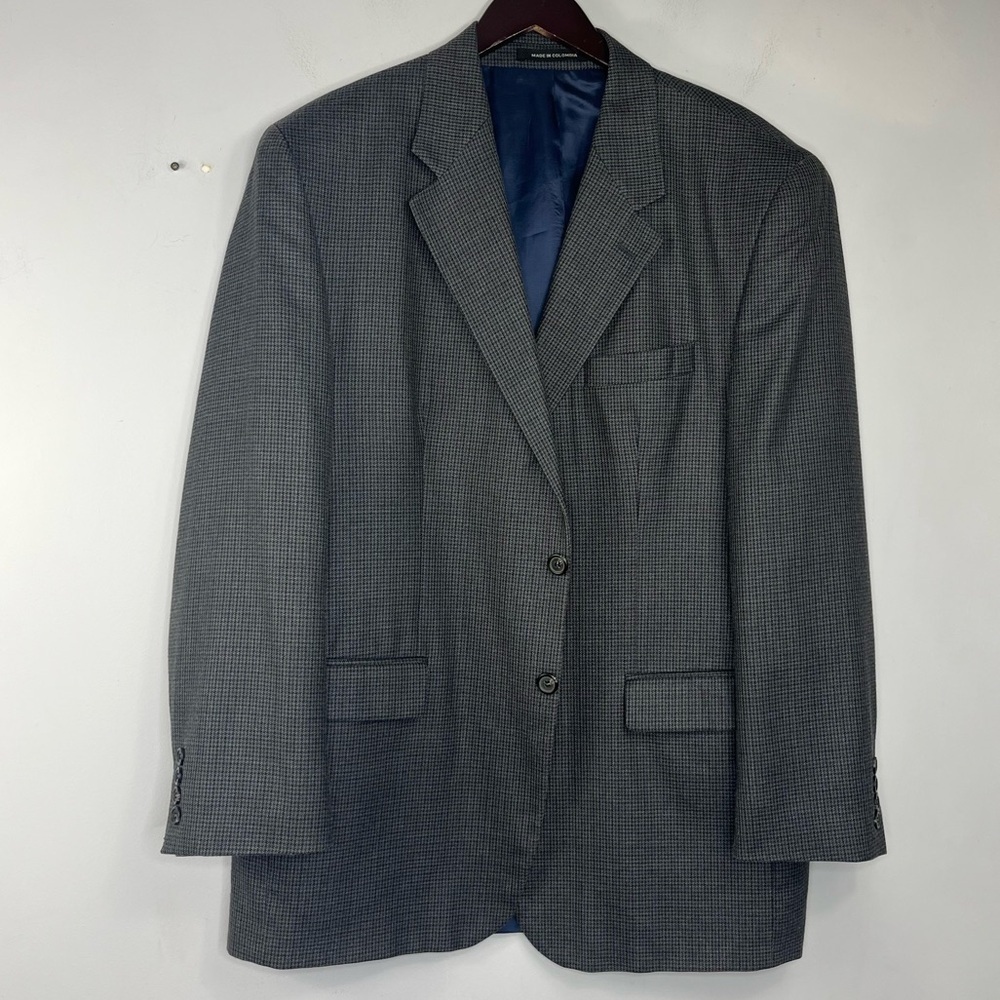 Lauren Ralph Lauren Size 44R Silk Wood Two Button Blazer Sport Coat Jacket HC